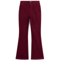 Burgundy Corduroy Flares - Ourfin Pants