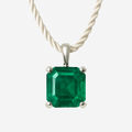 Emerald Rope Pendant - Ourfin Necklaces