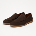 Espresso Slip-On Loafers - Ourfin Shoes