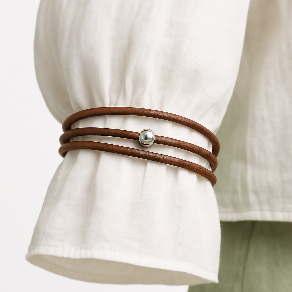 Leather Cord Wrap - Ourfin Bracelet