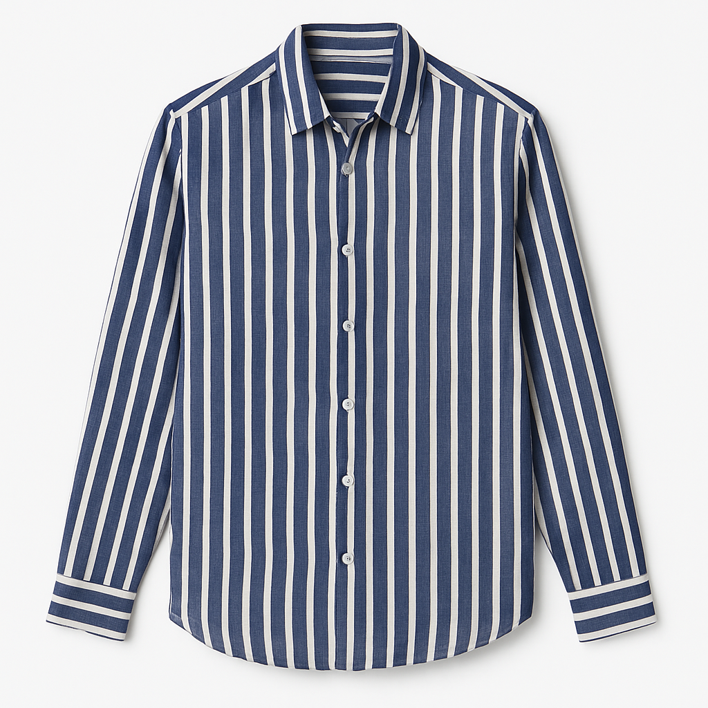 Linen Striped Shirt - Ourfin Shirts