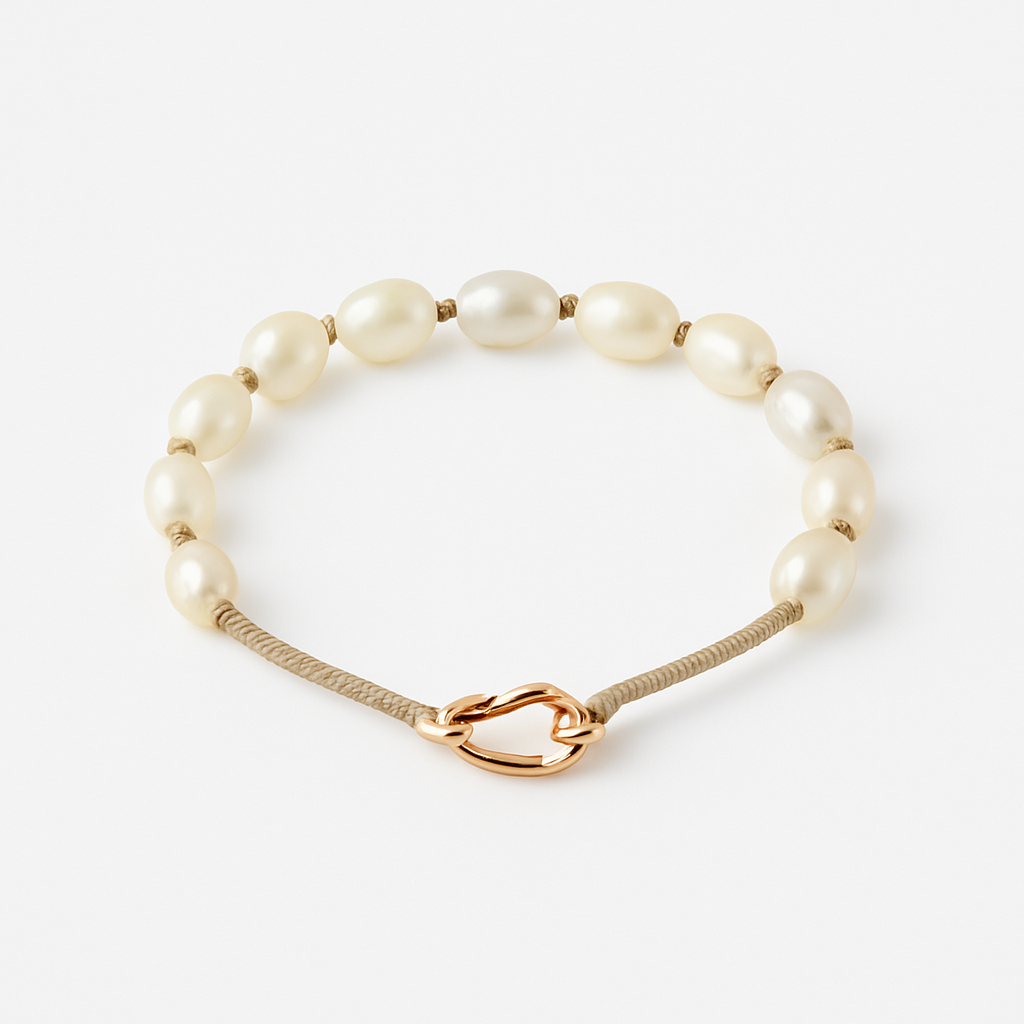 Pearl Twist Bracelet - Ourfin Bracelet
