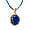 Sapphire Silk Collar - Ourfin Necklaces