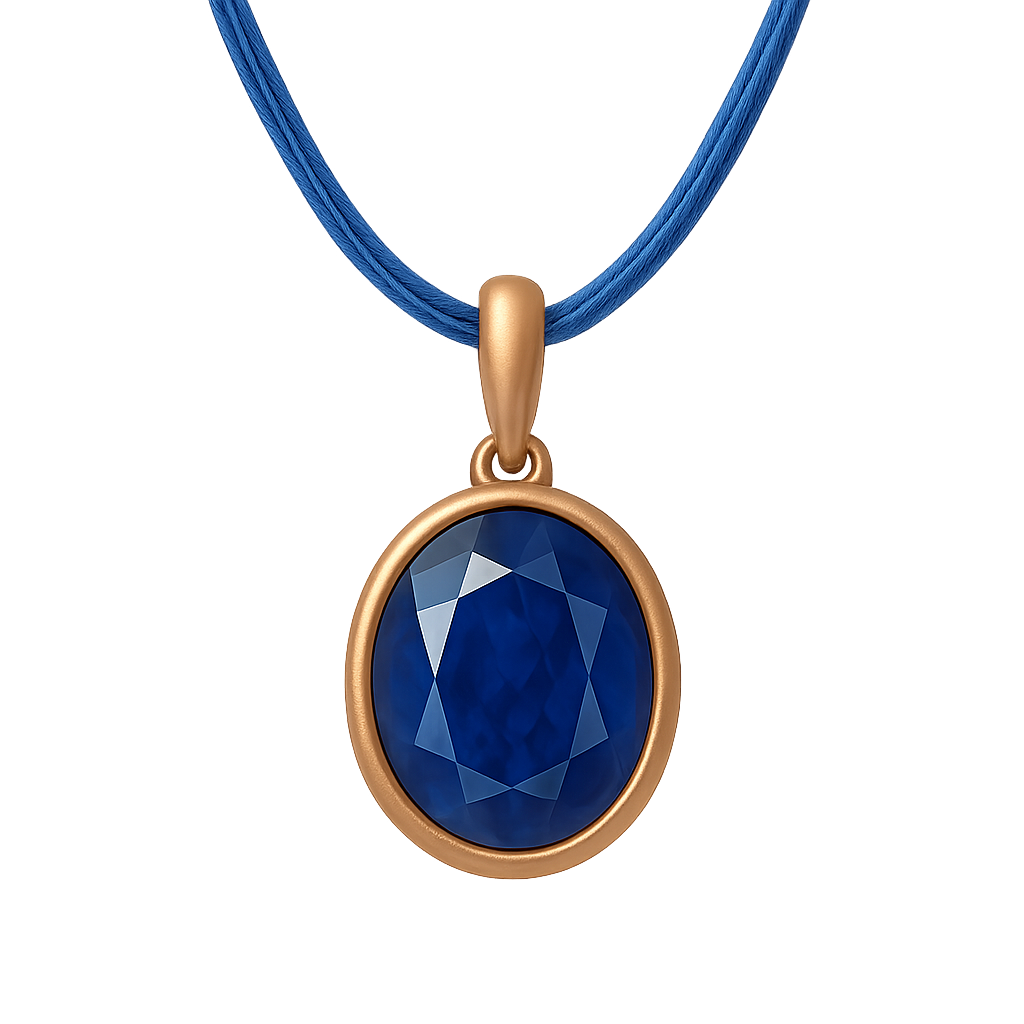 Sapphire Silk Collar - Ourfin Necklaces