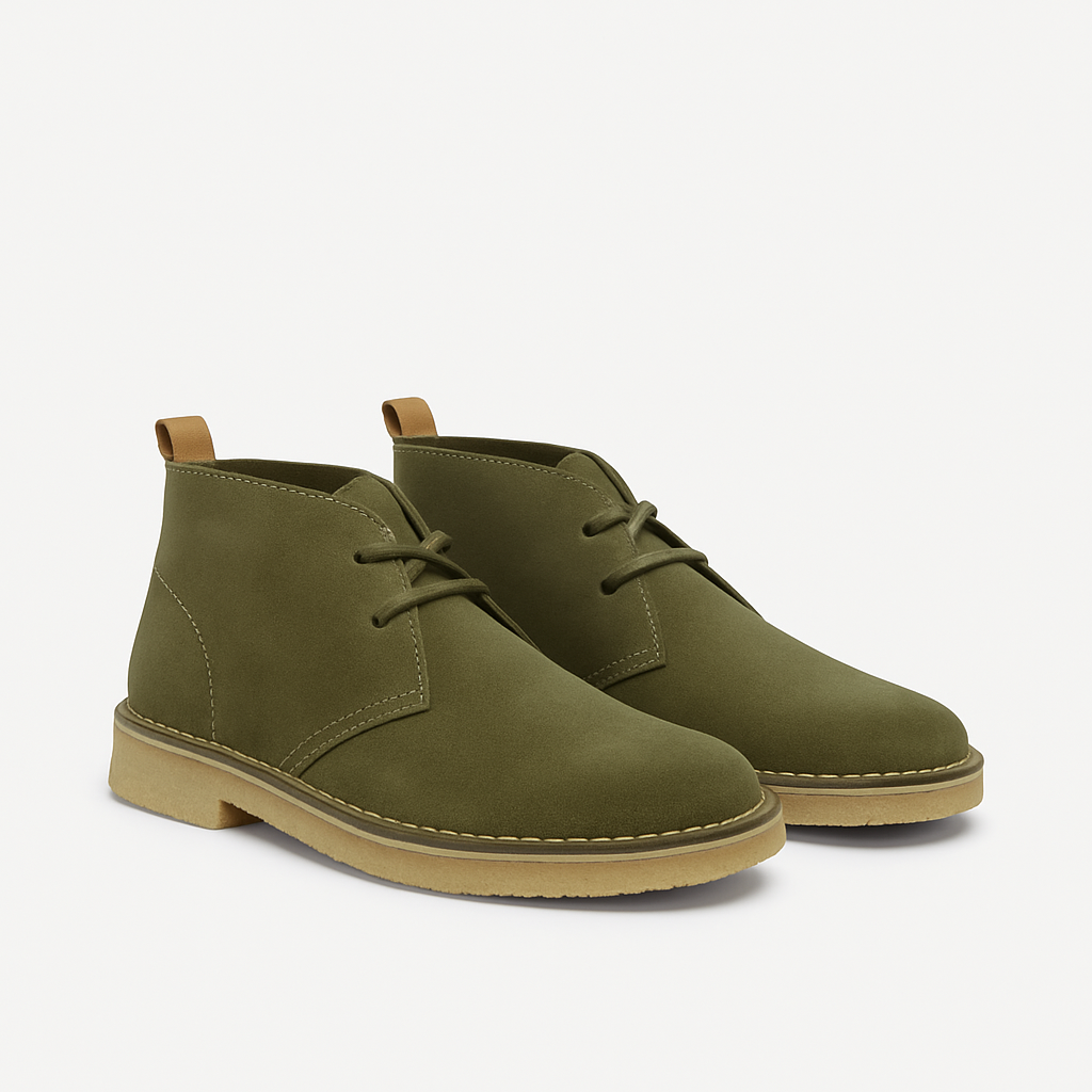 Suede Desert Boots - Ourfin Shoes